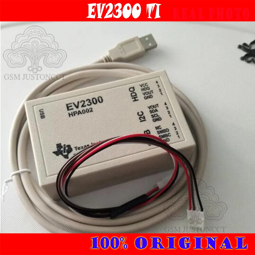 최신 EV2300 TI HPA002 인터페이스 개발 도구, USB 기반 PC, Int 보드 도구는 BQ8012 분석용입니다.