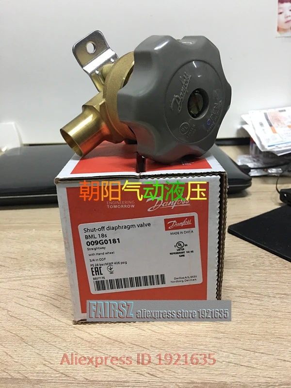 Original DAN.FOSS BML18S 009G0181 Shut-off Disphragm valve 3/4 Welding Seam FAIRSZ STORE