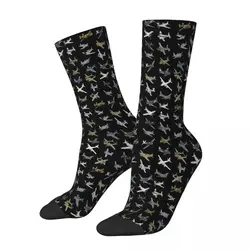Various American WW2 Airplanes Socks Male Mens Women Spring Stockings Harajuku