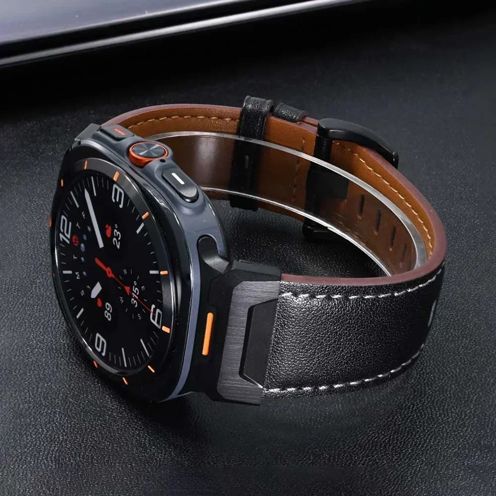 Luxury Leather QuickFit Watch Band – Elegant Business Belt Bracelet