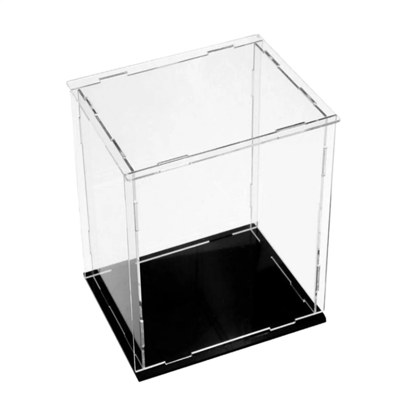 Acrylic Display Case Shop Home Multiuse 15x15x15cm Countertop Cube Protection for Action Figure Airplane Collectibles Toys Dolls