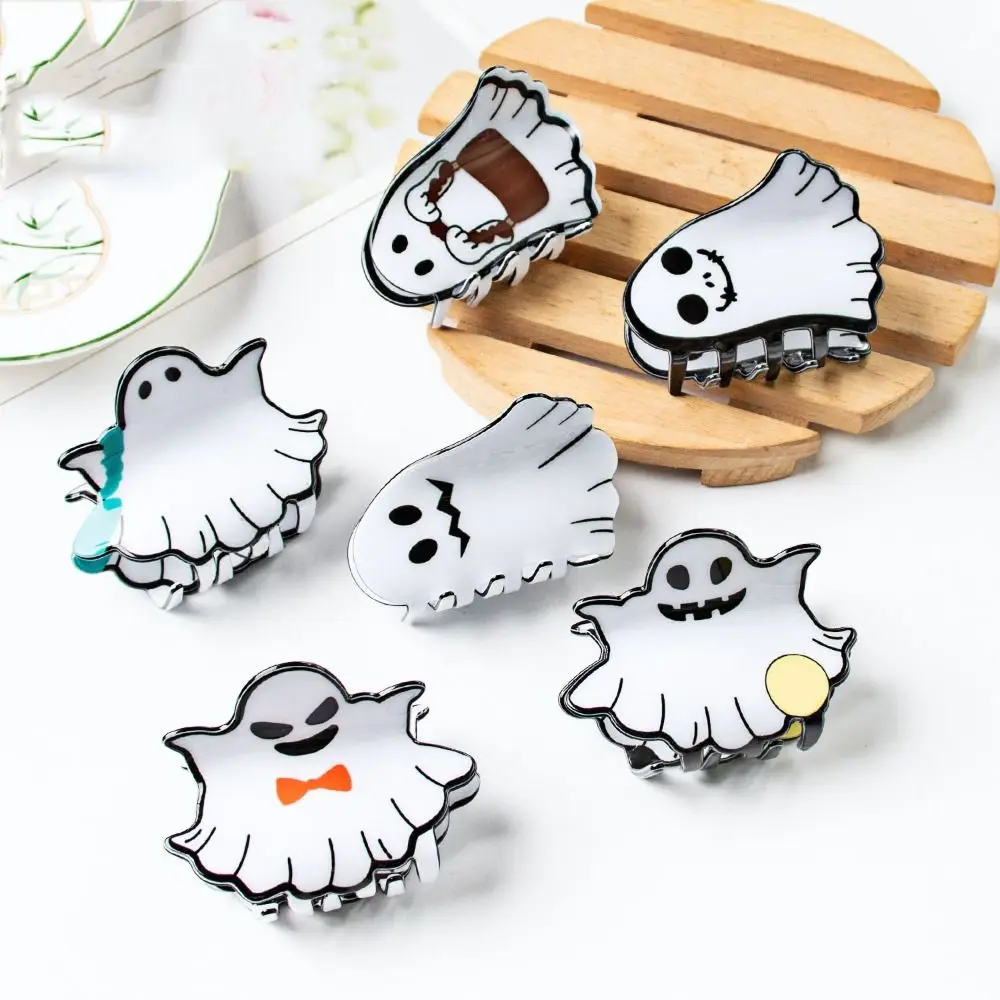 

Ponytail Bun Holder Ghost Hair Claw Plastic Halloween Hairpin Hair Accessories Hair Styling Accessories Funny Hair Clip