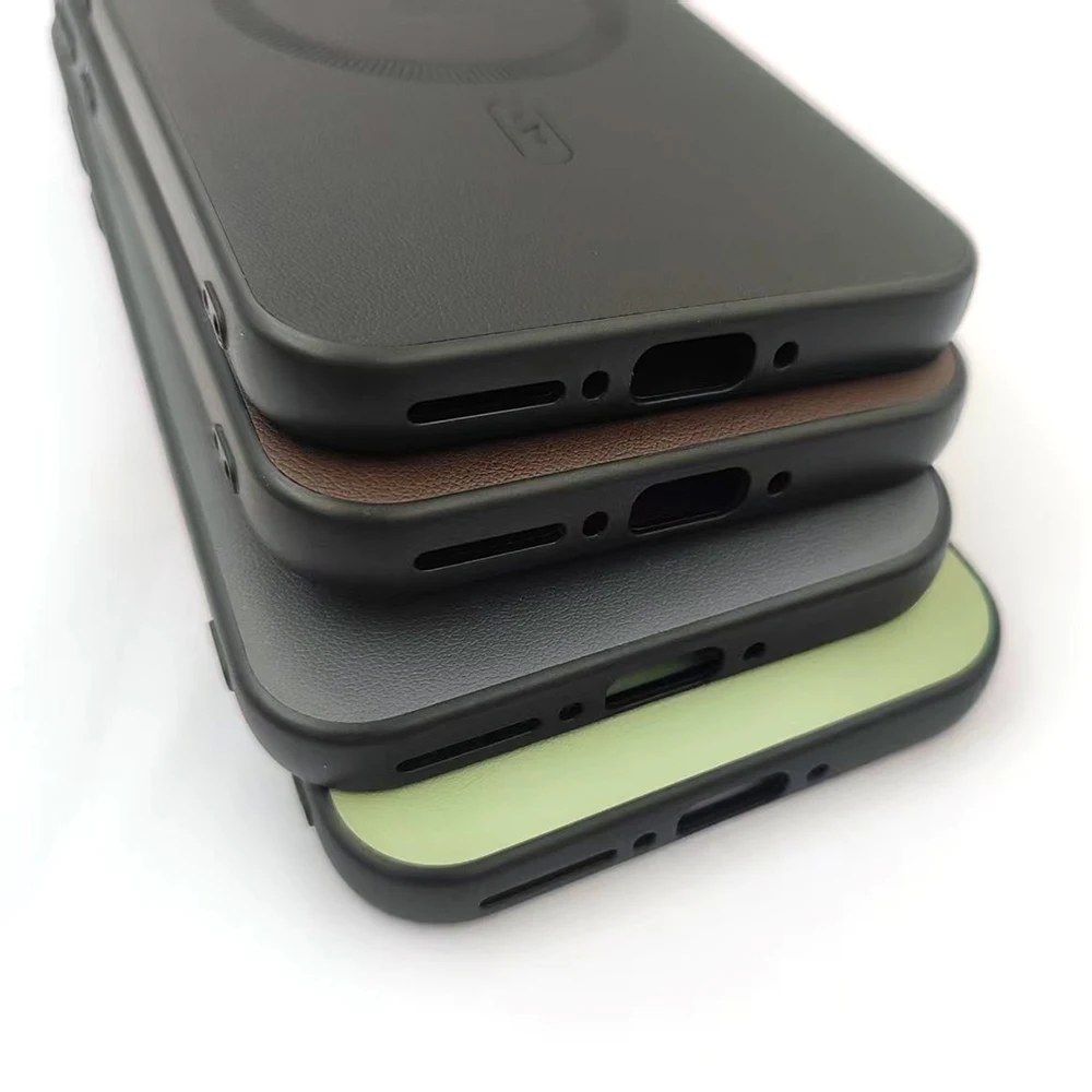 Luxury Magnetic Shockproof Wireless Charging TPU Bumper Case