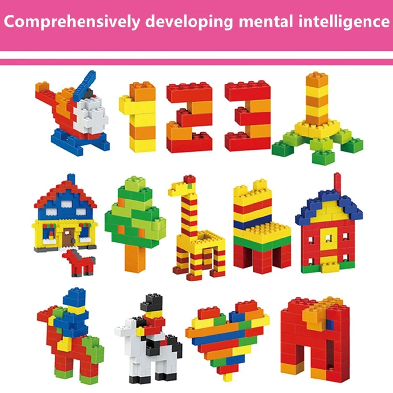 small particle building blocks in bulk for parent-child interaction to build puzzle building block toys 2