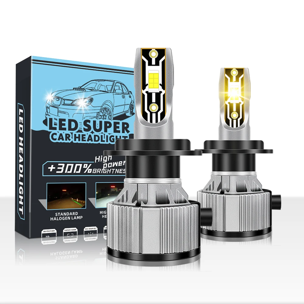 

2PCS S9 Led Car Headlight H7 LED H4 Bulb H8 H1 H3 H11 HB3 9005 HB4 9006 9007 880 881 H27 9004 9007 H13 Auto Lamps Fog Lights 12V