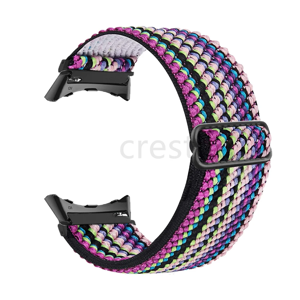 Adjustable Elastic Nylon Scrunchie Band for Watches - Solo Loop Bracelet Accessory