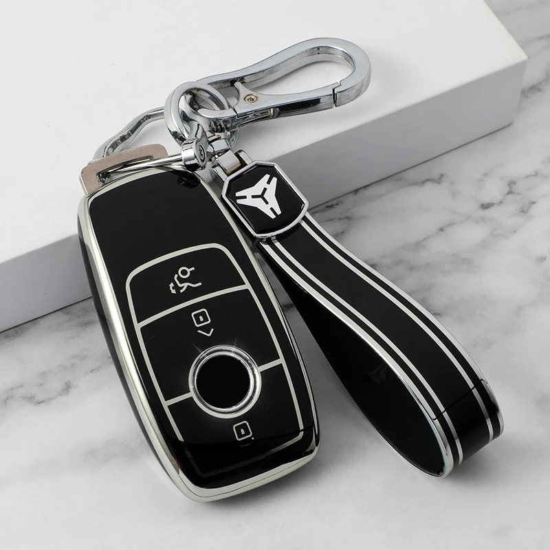 ontto Portachiavi auto adatto per Mercedes Benz A B C E G CLS GLB GLC