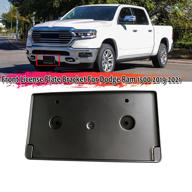 Black Front License Plate Mounting Bracket for DODGE RAM 1500 2013-2018 Car  Exterior Accessories - AliExpress