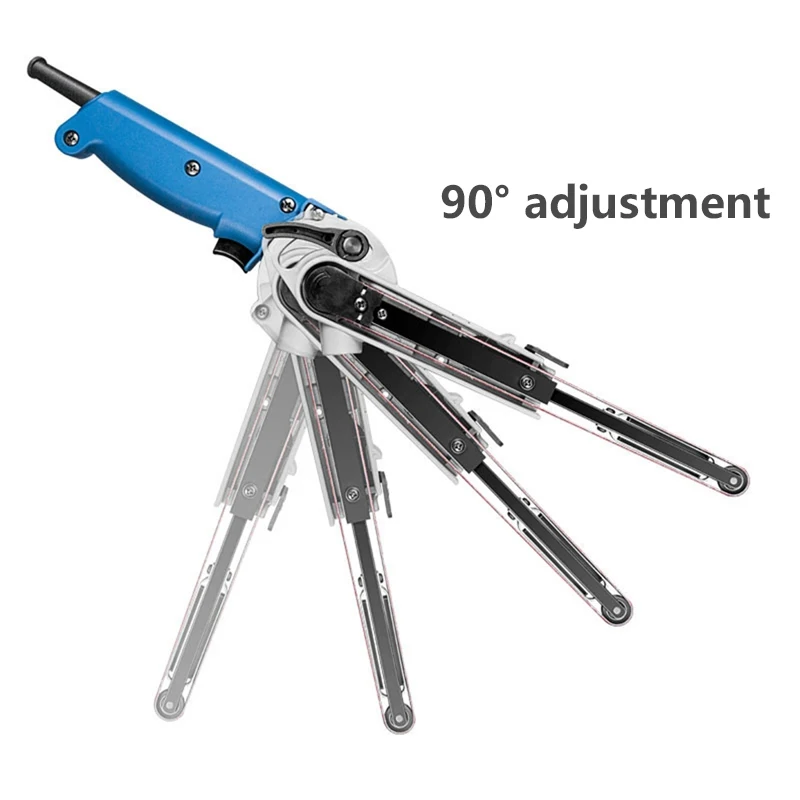 220V 500W Belt Sander Belt Grinder Angle Grinding Machine with 9x533mm Sanding Belts for Wood Metal DIY Polishing Machine 2