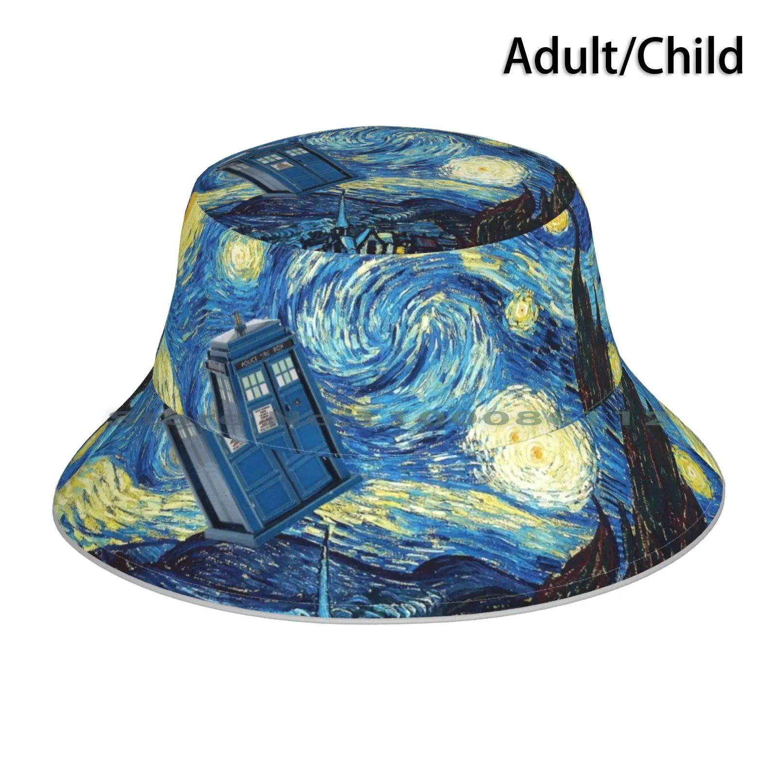 Tardis Van Gogh Cappello Da Pescatore Cappello Da Sole Che Fine Vincent Van Gogh Cappello Da Pescatore Pieghevole All'Aperto