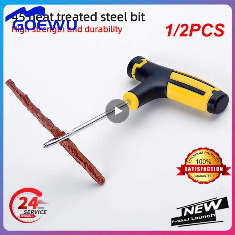 1/2 Pz Ultimo Strumento Di Riparazione Pneumatici Per Auto Kit Di Riparazione Pneumatici Studding Tool Set Auto Bike Tubeless Pneumatico Pneumatico Sp