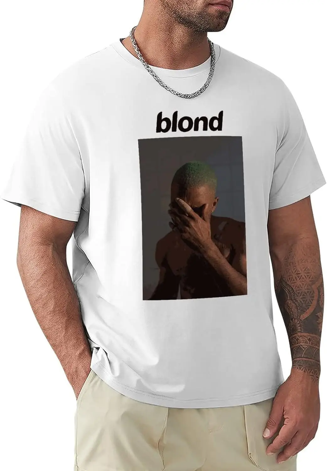 

Мужская винтажная рубашка с коротким рукавом, круглым вырезом и графическим принтом