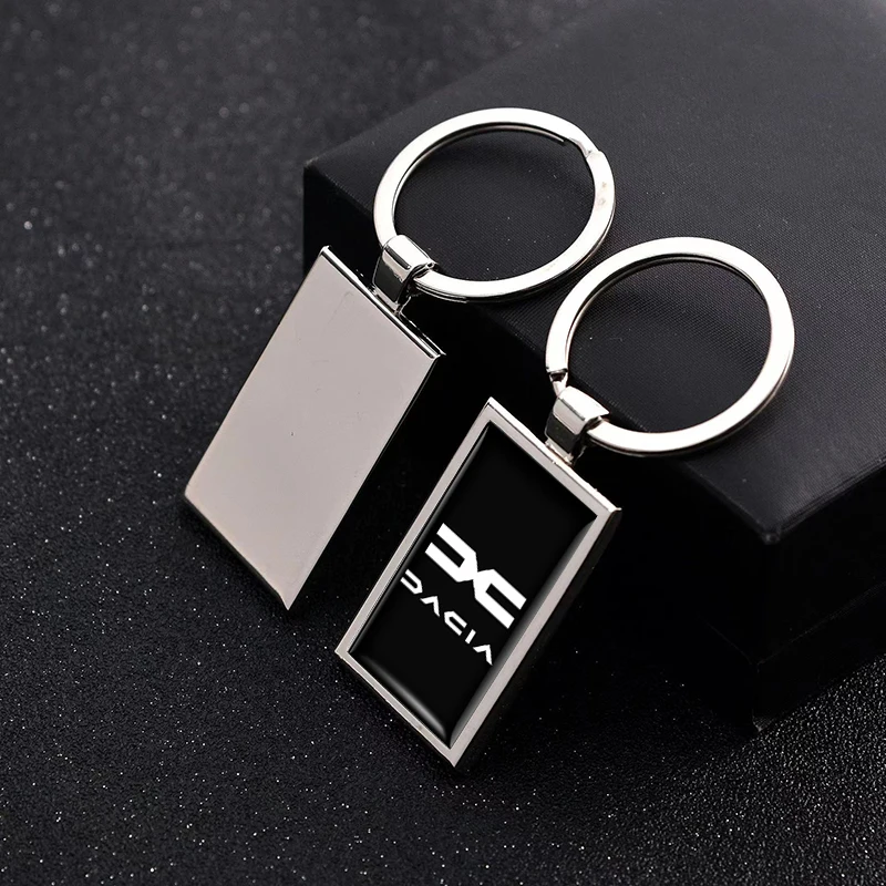 For Dacia Duster Logan Spring Sandero Stepway Dokker Lodgy Jogger MCV Accessories Motorcycle Keyring Metal Keychain car key chain