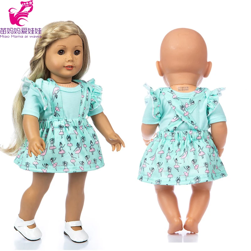 Baby Doll Clothes Set 43 Cm 18" Doll Outfit Baby Girl Gift 40 Cm Nenuco Ropa Y Su Hermanita Toys Wears Barbie Doll Clothes Doll Clothes Doll Clothes Accessories Doll Accessories