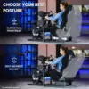 Flight Sim Cockpit: Adjustable Racing Seat/Wheel Stand, Fits HOTAS & Logitech G29/G920 (No Wheels/Pedals/Throttle/Joystick) 5