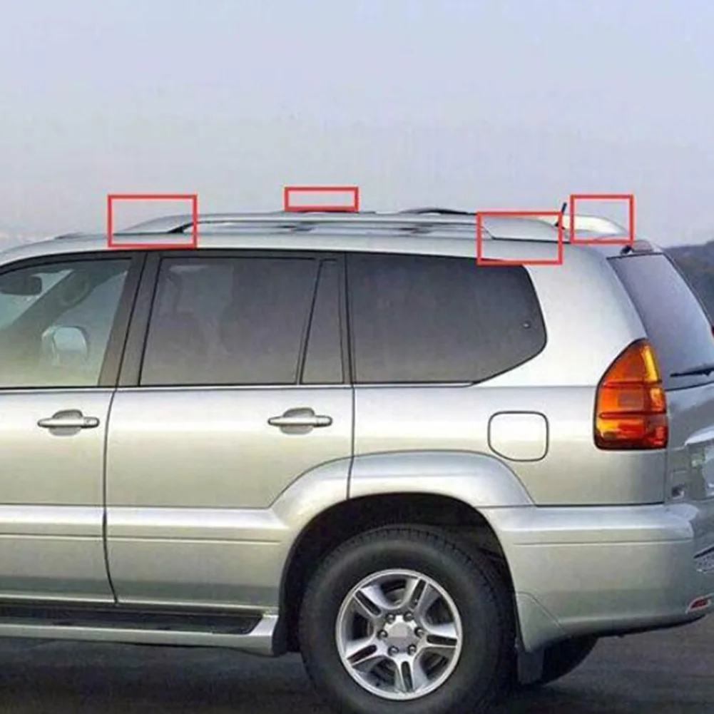 4 Pcs Roof Rack Rail For Lexus GX470 Replacement Shells End