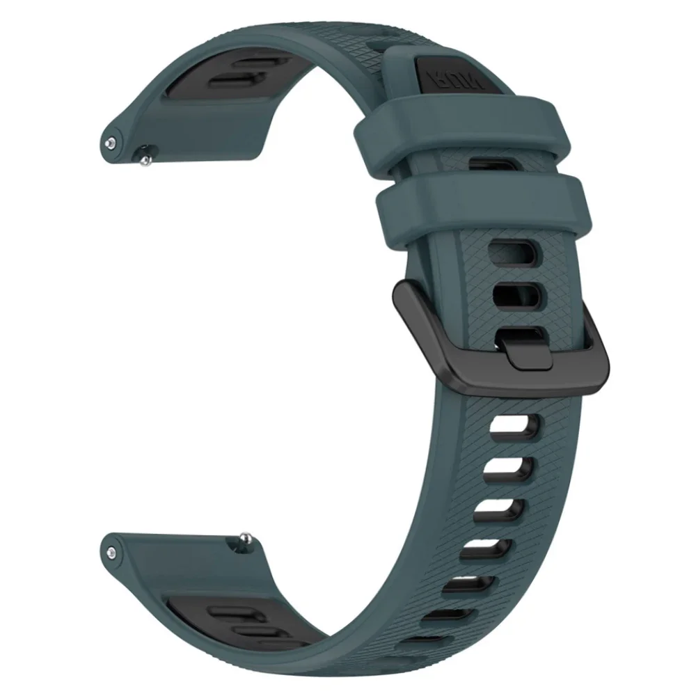 Dual-Color Silicone Watch Strap Replacement - Premium Quality Bracelet