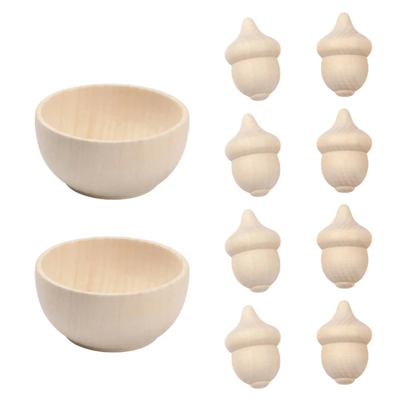 10pcs blank bamboo unfinished bookmark diy carved graffiti bamboo board material supplies diy painting craft decoration Acorns Bowls Unfinished Craft DIY Wedding Decoration Children Kid 270F