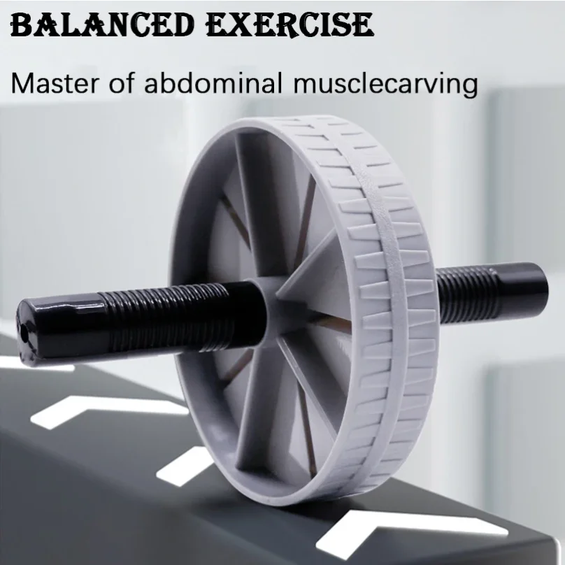 Abdominal Wheel Strong Load Bearing Non-slip Roller Strengthen Muscle Exercise Equipment Fitness Training Home Use Silent 3