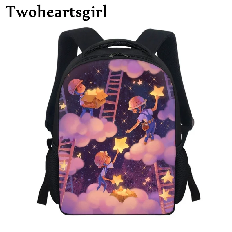 

Twoheartsgirl Cartoon Children Mini Backpacks Kindergarten Kids School Bags Back to School Preschool Baby Girls Boys Book Bags