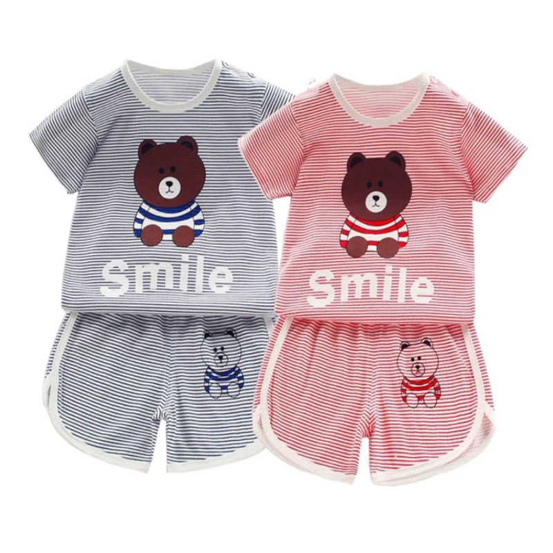 Baby Girl 2 Piece Clothes Set For Casual Wear Blended Pajama Suiting main image 0