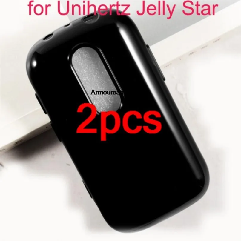 Custodia Per Telefono In Silicone Morbido Nero Con Copertura Da 2 Pezzi Per Custodie Posteriori In Tpu Unihertz Jelly Star Guard On Per Guscio Protett
