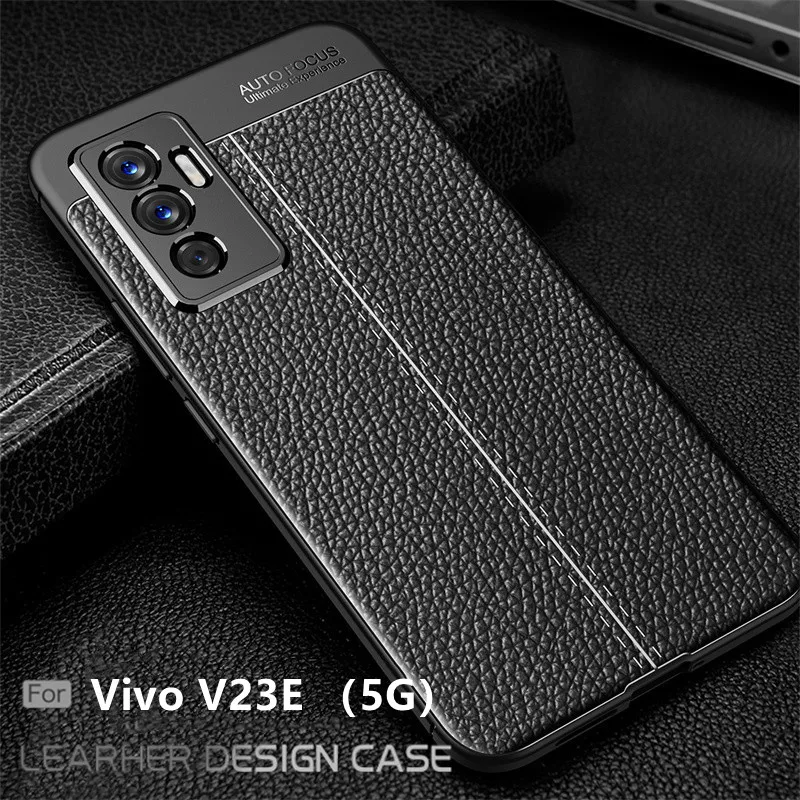 Per Cover Vivo V23E 5G Custodia Per Vivo V23E 5G Capas Antiurto Armatura Paraurti In Morbida Pelle Tpu Per Fundas Vivo V23E 5G V23 Cover