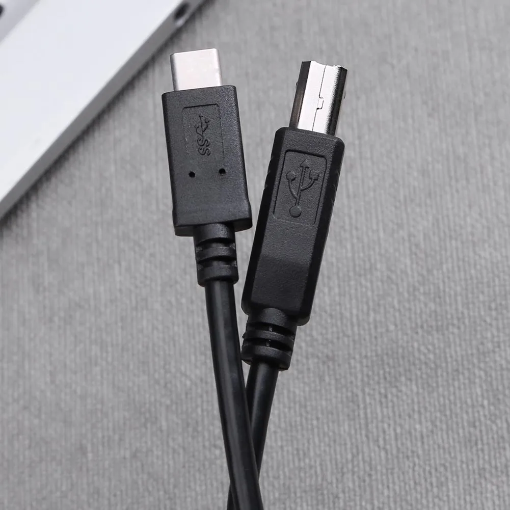 Cavo Per Stampante USB 2.0 Da USB B A USB C - Nylon Intrecciato 3 Metri (9.8 Ft) Per Trasferimento Dati Veloce