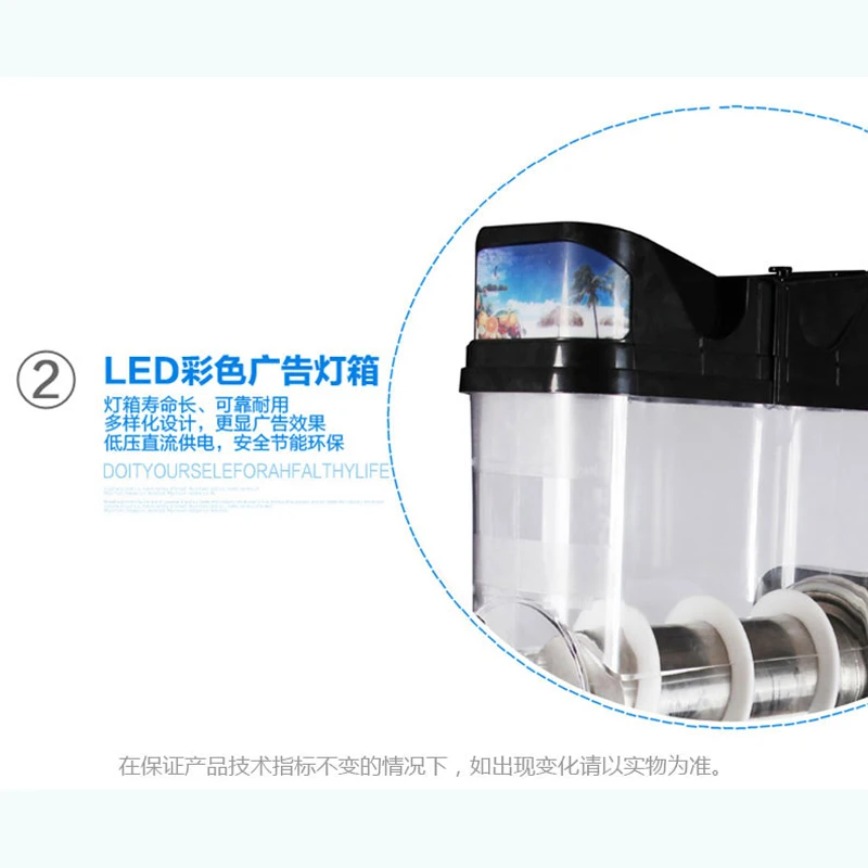 Snack Food Machinery Making Snacks And Cold Drinks Large Capacity High Efficiency Snow Melting Machine Slush Machine 5