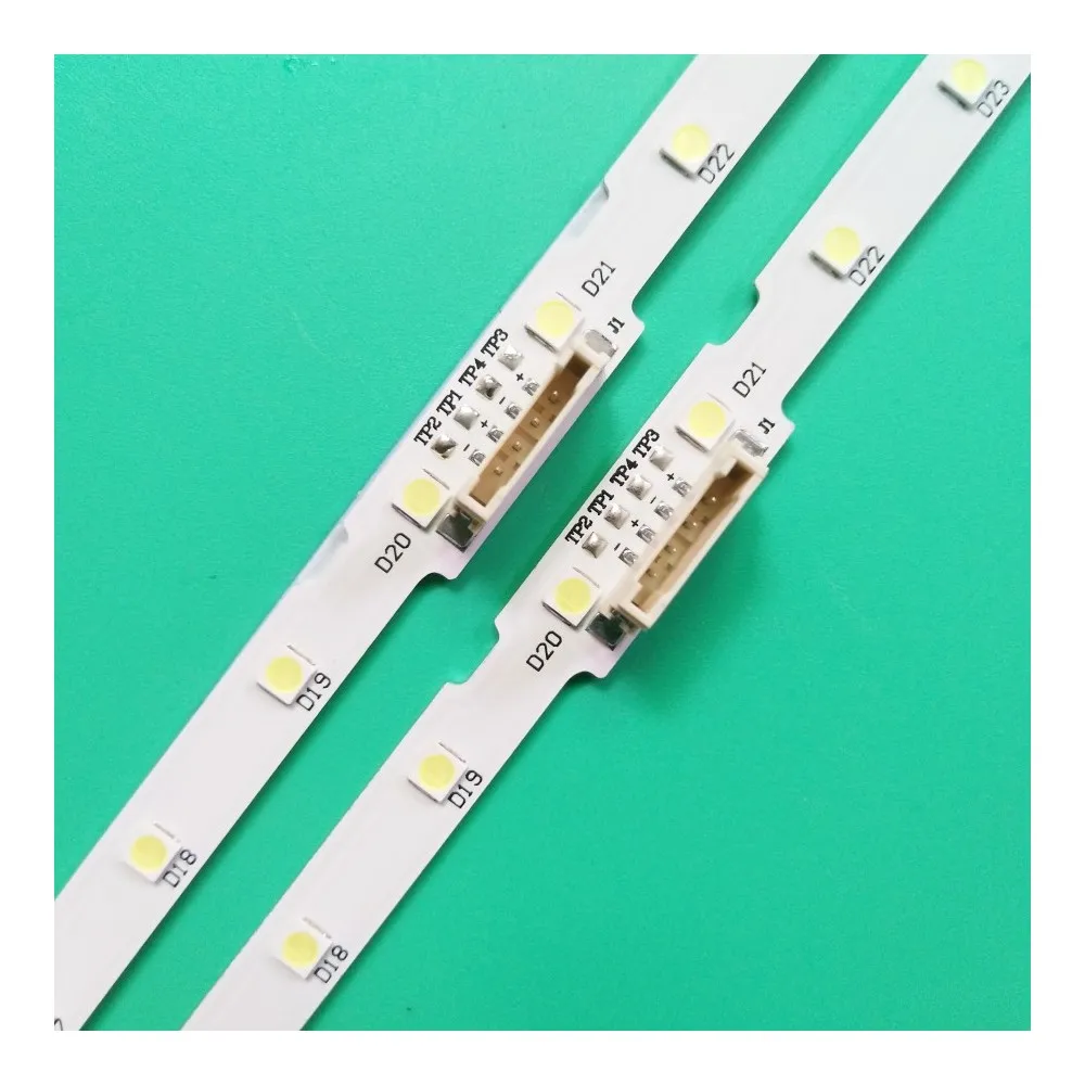 LED Strip, 2 pcs., for Samsung UE55NU7100, UN55RU7100, UA55NU7200, UE55RU7120U, UE55NU7370, UE55NU7455, UE55NU7102, UN55NU7095