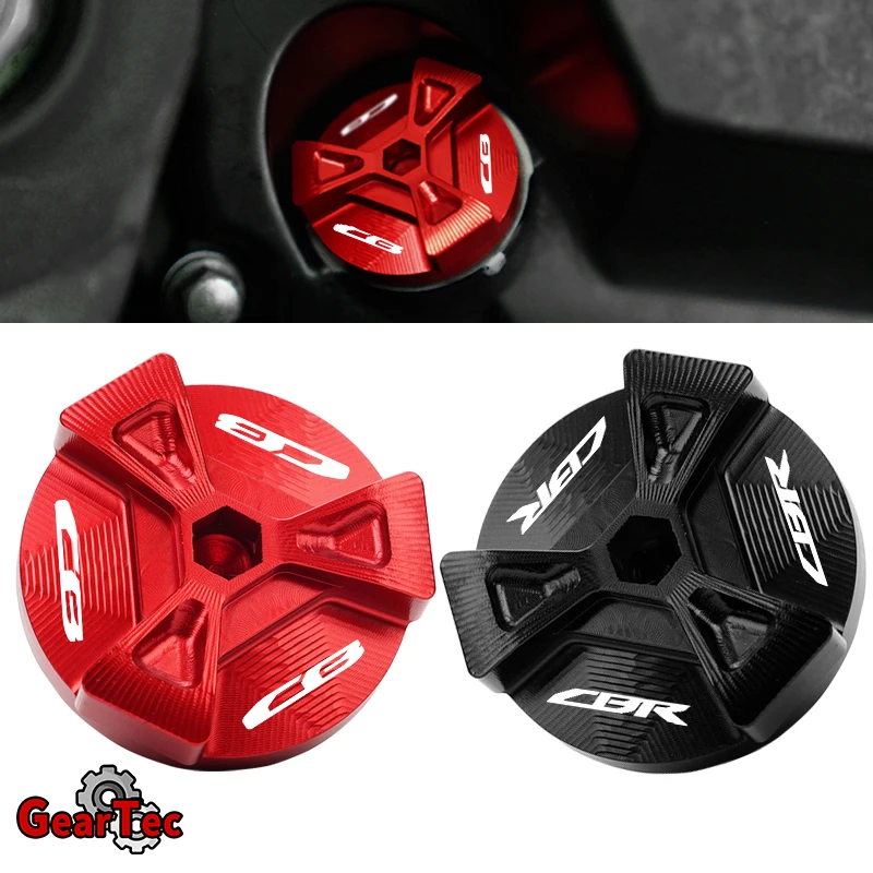 Tappo Serbatoio Carburante CNC Per Moto - Compatibile CB500F CB650R CB1000R E Altri - Vite Riempimento Olio