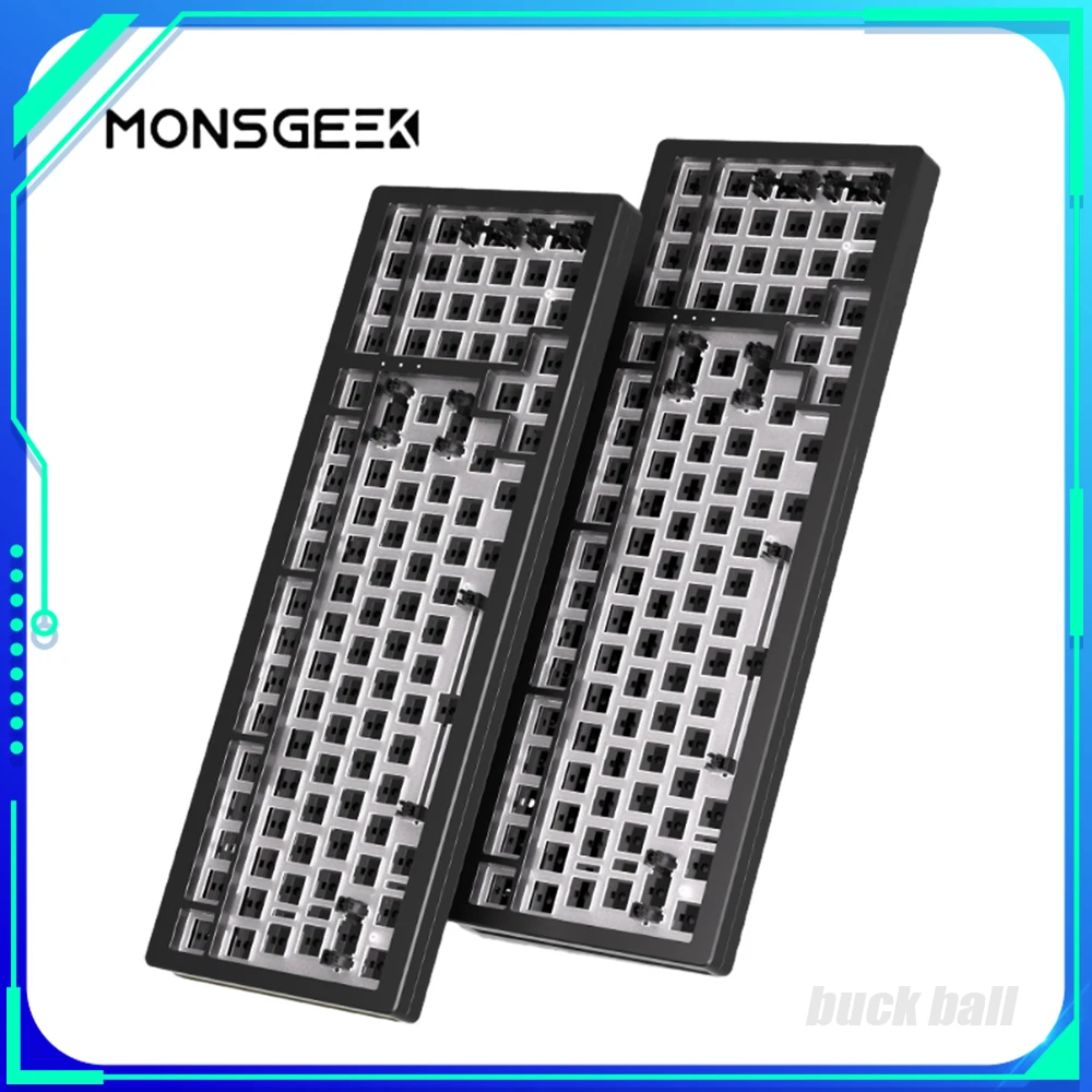 

Monsgeek M2 Mechanical Keyboard Kit Aluminum Hot Swap Esports Gaming Keyboard Gasket Pc Gamer Dynamic RGB Customize Office Gifts