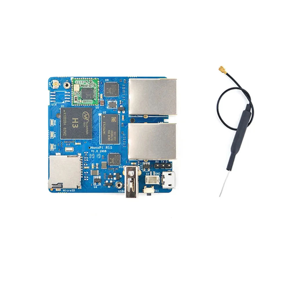 NanoPi R1S Allwinner H3 512MB RAM    ⰡƮ ̴ Ʈ OpenWRT linux pi