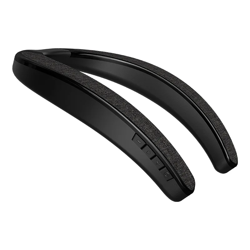 Bluetooth5.0 Neck Mounted Surround Sound Speaker Portable Neckband Gaming Stereo Outdoor Hifi Built-in Mic Multi-angle Adjustm
