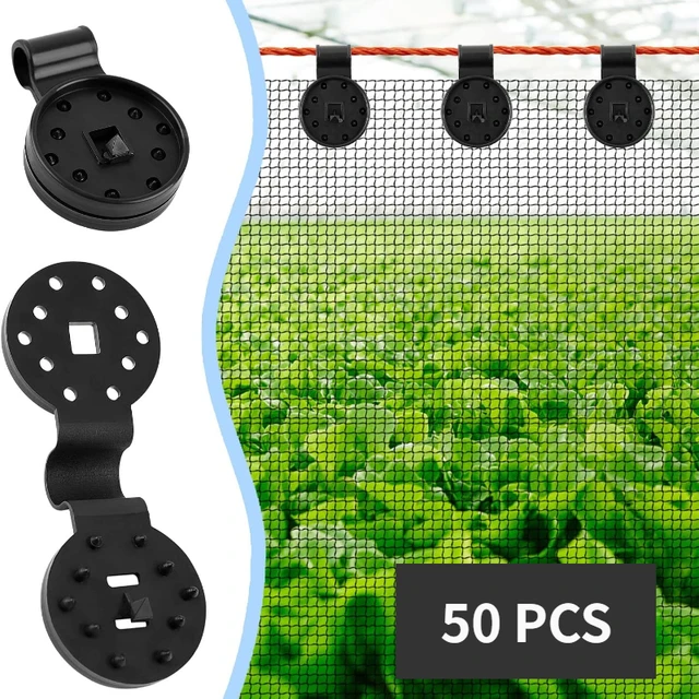 50 Db Napsütéses Nettó Klip Fekete Műanyag Napfény Üvegházhatású Bilincs Kerti Épületek Kertészeti Kiegészítő Kerítés Szerszámok