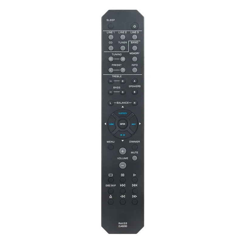 Rax33 Sostituisci Il Telecomando Per Il Ricevitore Stereo Yamaha R-S202 R-S202Bl R-S202D Rs202 Rs202Bl Rs202D