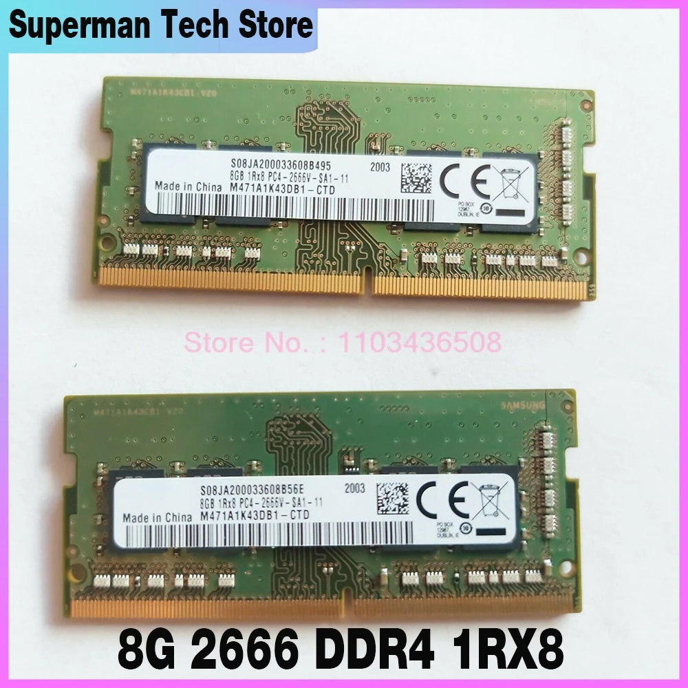 1 Pz Per Memoria Di Memoria Sinologia 8G 2666 Ddr4 Ecc Sodimm Rs820Rp + Ds1618 + Ds3018Xs 1 Rx8 8Gb