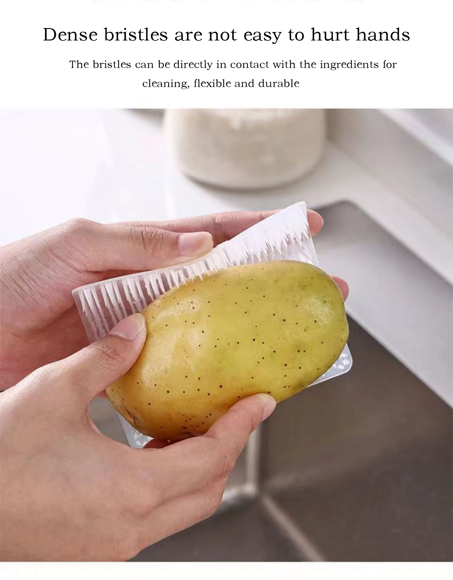Kitchen Cleaning Tools Silicone Dish Scrubber