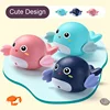 Summer Bath Toys Cute Animal Swimming Bathing Ducks Whale Floating Wind Up Clockwork Water Shower Toys for Baby 0 24 Months 4