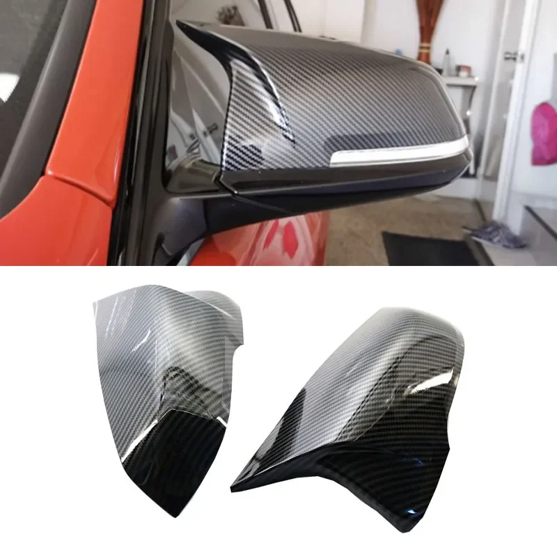 AutoTecknic Replacement Carbon Fiber Mirror Covers - BMW F48 X1 | F45 2-Series