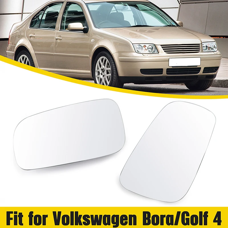 Beheizte Rückspiegel Glas Für VW Jetta Golf MK4 Passat 1999-2004 Blau/Klar Anti-beschlag Abtauen spiegel Glas Auto Zubehör – Detail 2