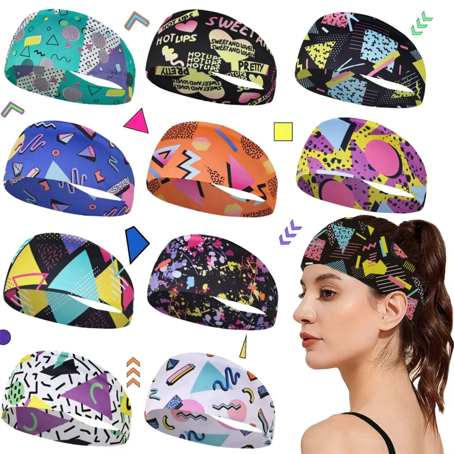 Absorbent Cycling Yoga Sport Sweat Headband main image 1