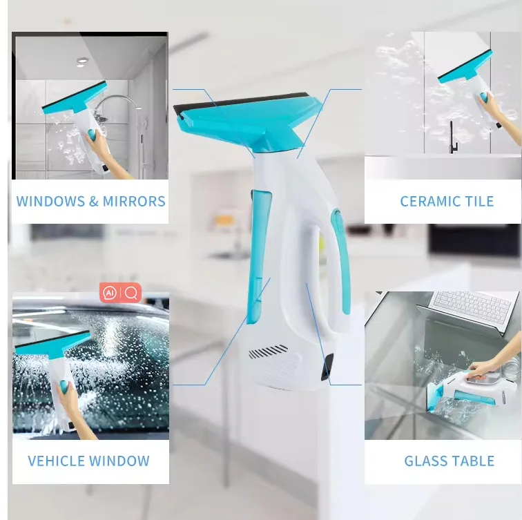 Wireless Mini Handheld Rechargeable Window Cleaning Machine Household Window Squeegee 5