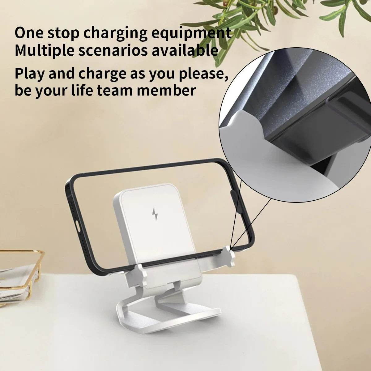 30W Qi Wireless Charger Stand Fast Charging Dock Station Phone Holder For iPhone Pro X XS Max XR Samsung Huawei Xiaomi