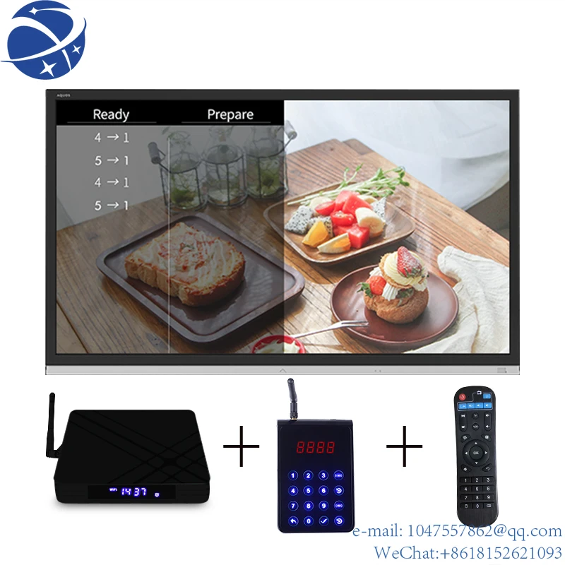 

Yun YiWaiter Calling Dystem Call Cheger Buzzer System Table Caller Service Tv Remote Pager Brushless electric