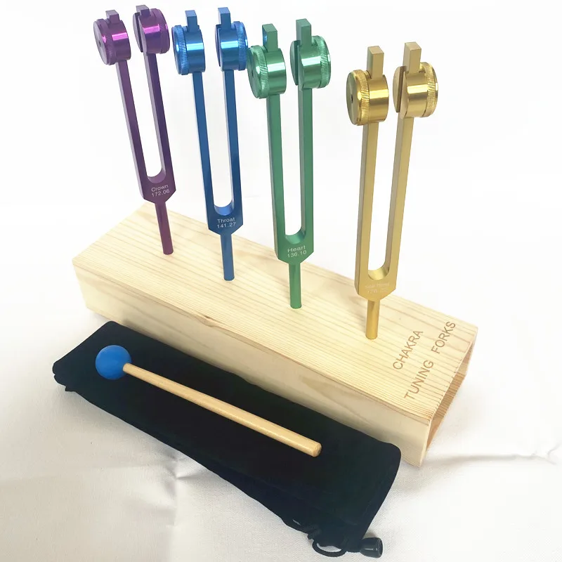 Fiesta Tunning Chakra Fork Set Yoga Sound Healing Tuning Forks Set Strumenti Per Effetti A Percussione Sintetizzatore Medico Diapason