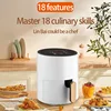 Electric Hot Air Fryers, Healthy Cooking with Temperature Control & Nonstick Basket Compact Space Saving, 360 degree hot air cir 2