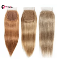 4X4 Lace Closure Straight Human Hair Free Part Transprent Lace Closure Pre Plucked Natural Color Body Wave Remy Hair Swiss Lace 2