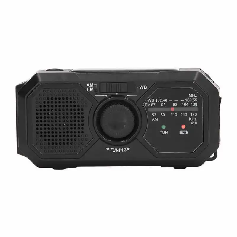 

mini radio Solar Hand Crank Radio NOAA Portable Multifunctional Hand Crank Weather Emergency Radio for Outdoor