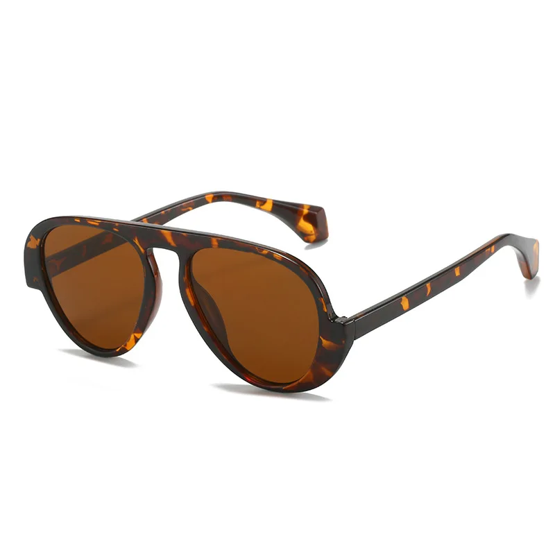 Occhiali Da Sole Rotondi Classici Designer UV400 Eyewear Montatura - Foto 7